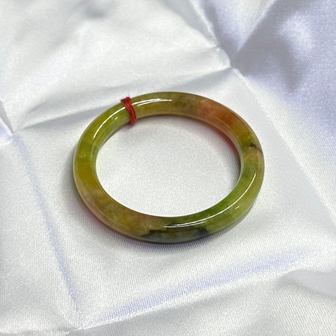 Yingmart 38-46mm Baby Size Green Natural Jadeite Jade Bangle Bracelet, Real Gemstone Bracelet, Vintage Jewelry, Birthday Gift