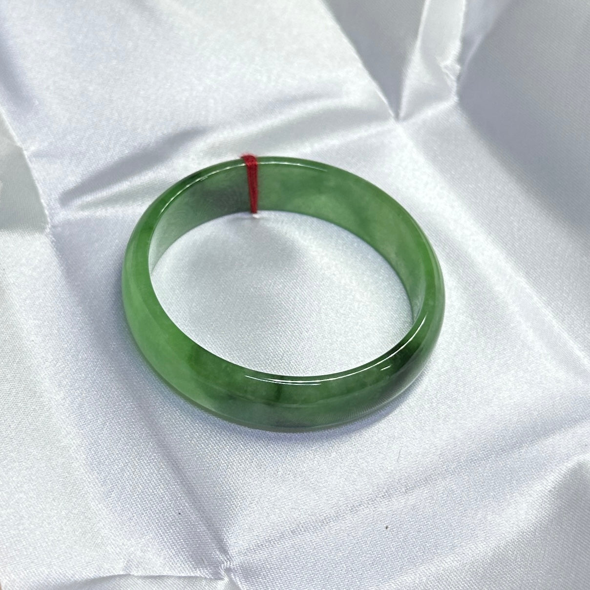 Yingmart 38-46mm Baby Size Green Natural Jadeite Jade Bangle Bracelet, Real Gemstone Bracelet, Vintage Jewelry, Birthday Gift