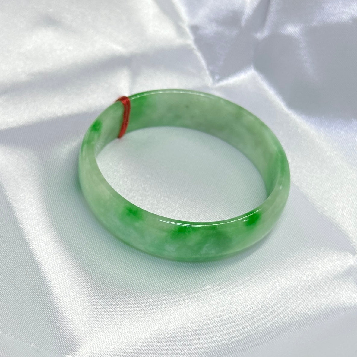 Yingmart 38-46mm Baby Size Green Natural Jadeite Jade Bangle Bracelet, Real Gemstone Bracelet, Vintage Jewelry, Birthday Gift