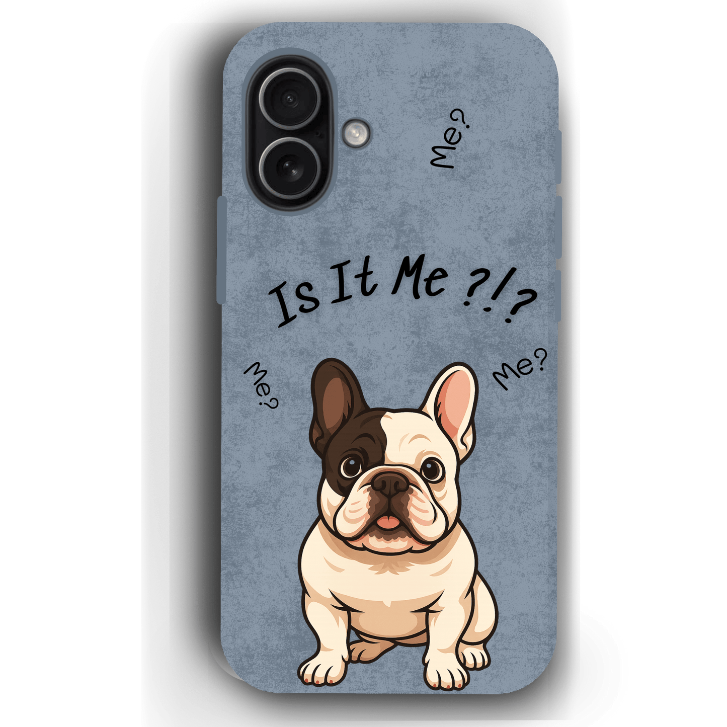 “Is It Me?” Design Custom Pet iPhone 17 Case by YingMart – Personalized Funny Portrait Design, Perfect Gift for Pet Lovers