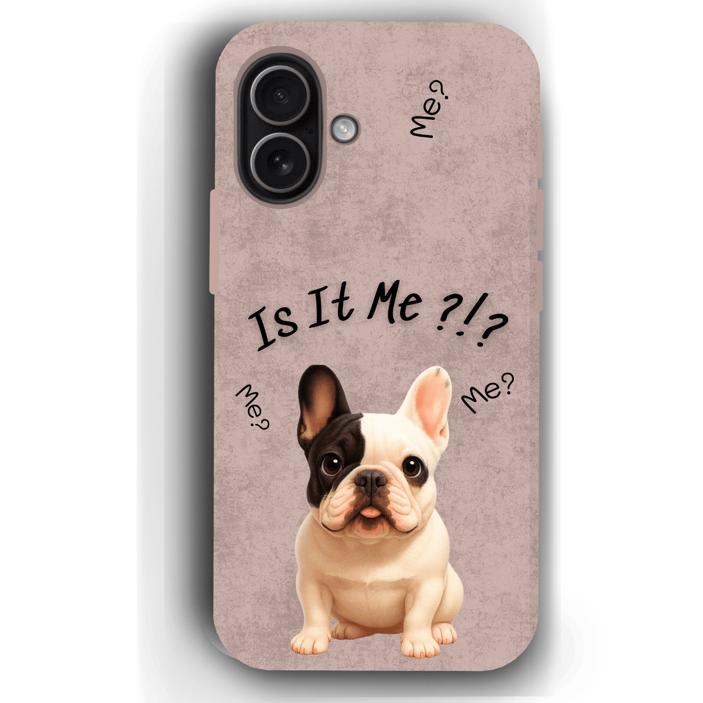 “Is It Me?” Design Custom Pet iPhone 17 Case by YingMart – Personalized Funny Portrait Design, Perfect Gift for Pet Lovers