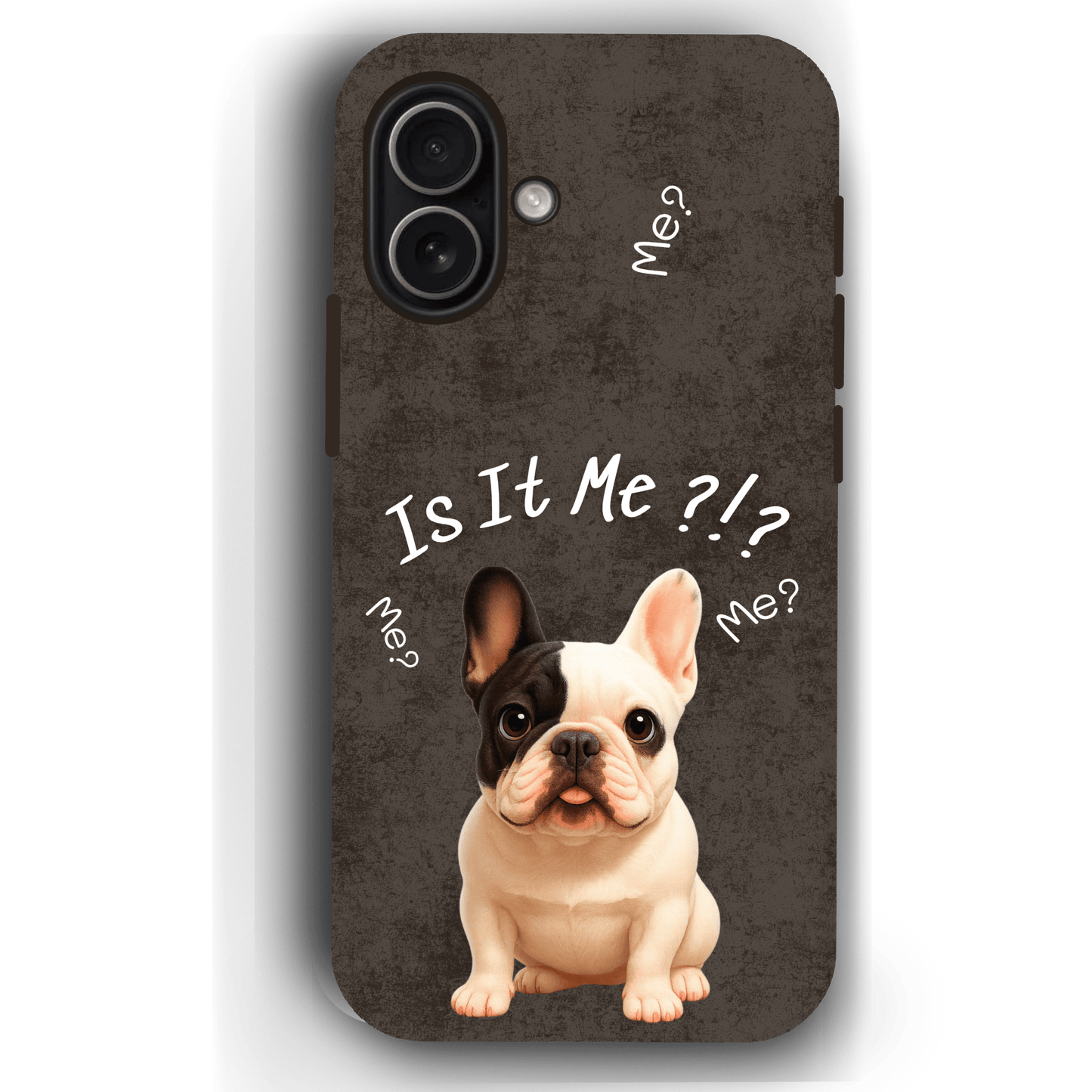 “Is It Me?” Design Custom Pet iPhone 17 Case by YingMart – Personalized Funny Portrait Design, Perfect Gift for Pet Lovers