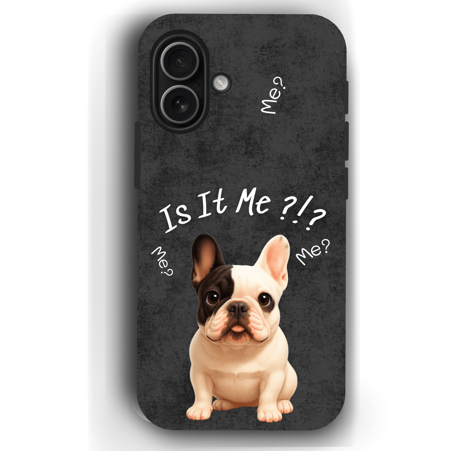 “Is It Me?” Design Custom Pet iPhone 17 Case by YingMart – Personalized Funny Portrait Design, Perfect Gift for Pet Lovers