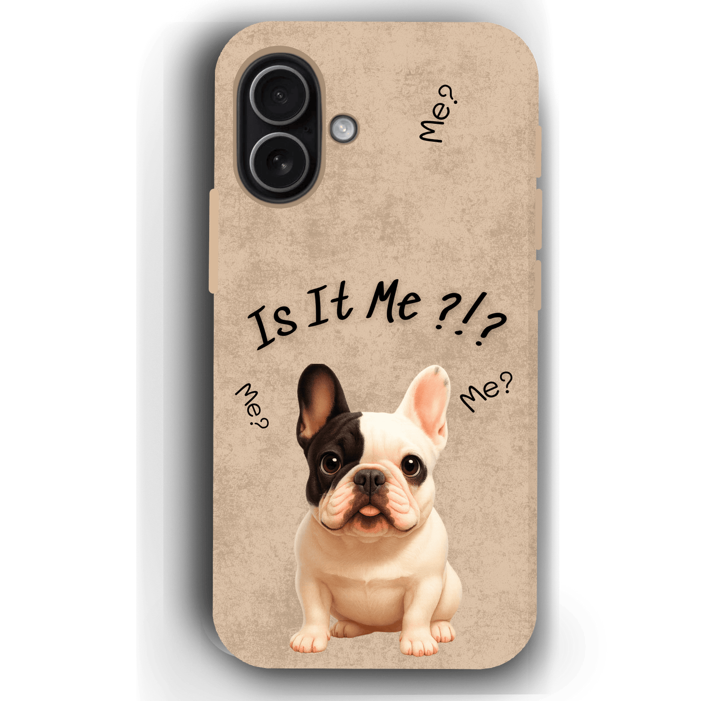 “Is It Me?” Design Custom Pet iPhone 17 Case by YingMart – Personalized Funny Portrait Design, Perfect Gift for Pet Lovers