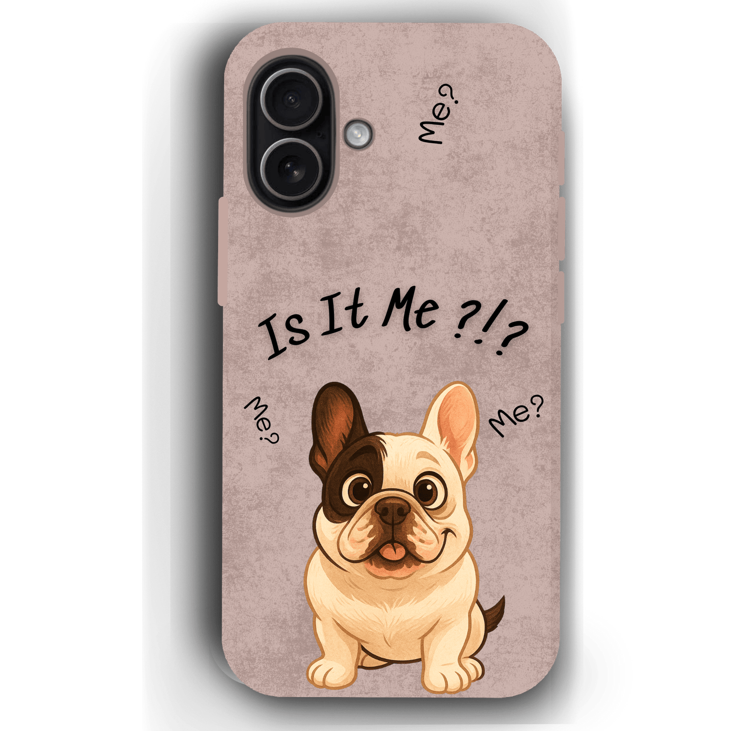 “Is It Me?” Design Custom Pet iPhone 17 Case by YingMart – Personalized Funny Portrait Design, Perfect Gift for Pet Lovers