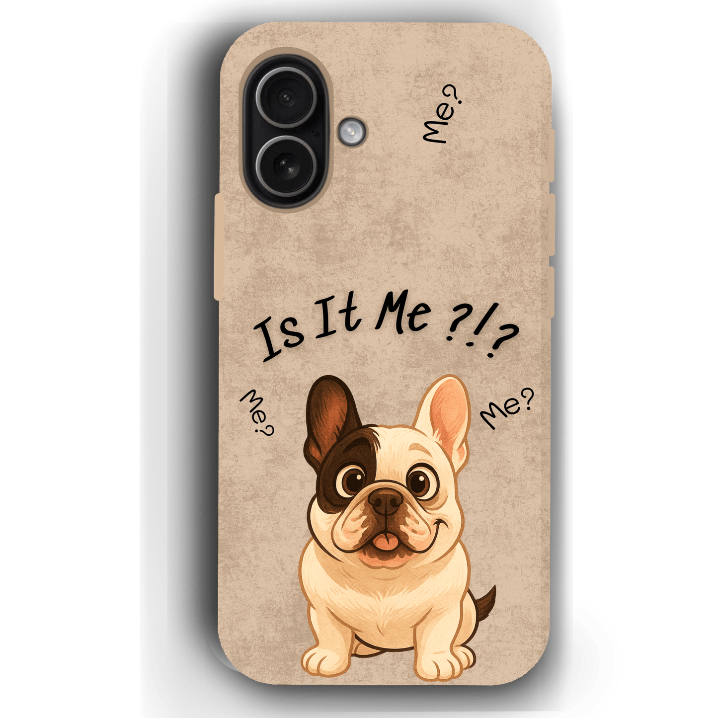 “Is It Me?” Design Custom Pet iPhone 17 Case by YingMart – Personalized Funny Portrait Design, Perfect Gift for Pet Lovers