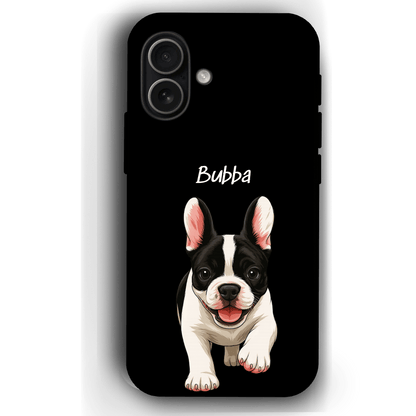 Custom Pet Phone Case for iPhone 17 by YingMart – Personalized Photo Cover with Pet Image & Name, Protective Case for Pet Lovers