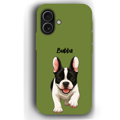 Custom Pet Phone Case for iPhone 17 by YingMart – Personalized Photo Cover with Pet Image & Name, Protective Case for Pet Lovers