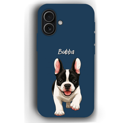Custom Pet Phone Case for iPhone 17 by YingMart – Personalized Photo Cover with Pet Image & Name, Protective Case for Pet Lovers