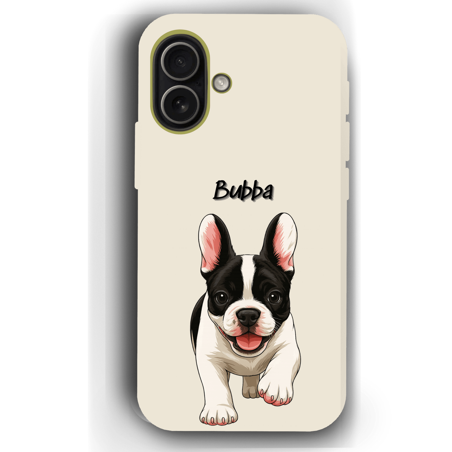 Custom Pet Phone Case for iPhone 17 by YingMart – Personalized Photo Cover with Pet Image & Name, Protective Case for Pet Lovers