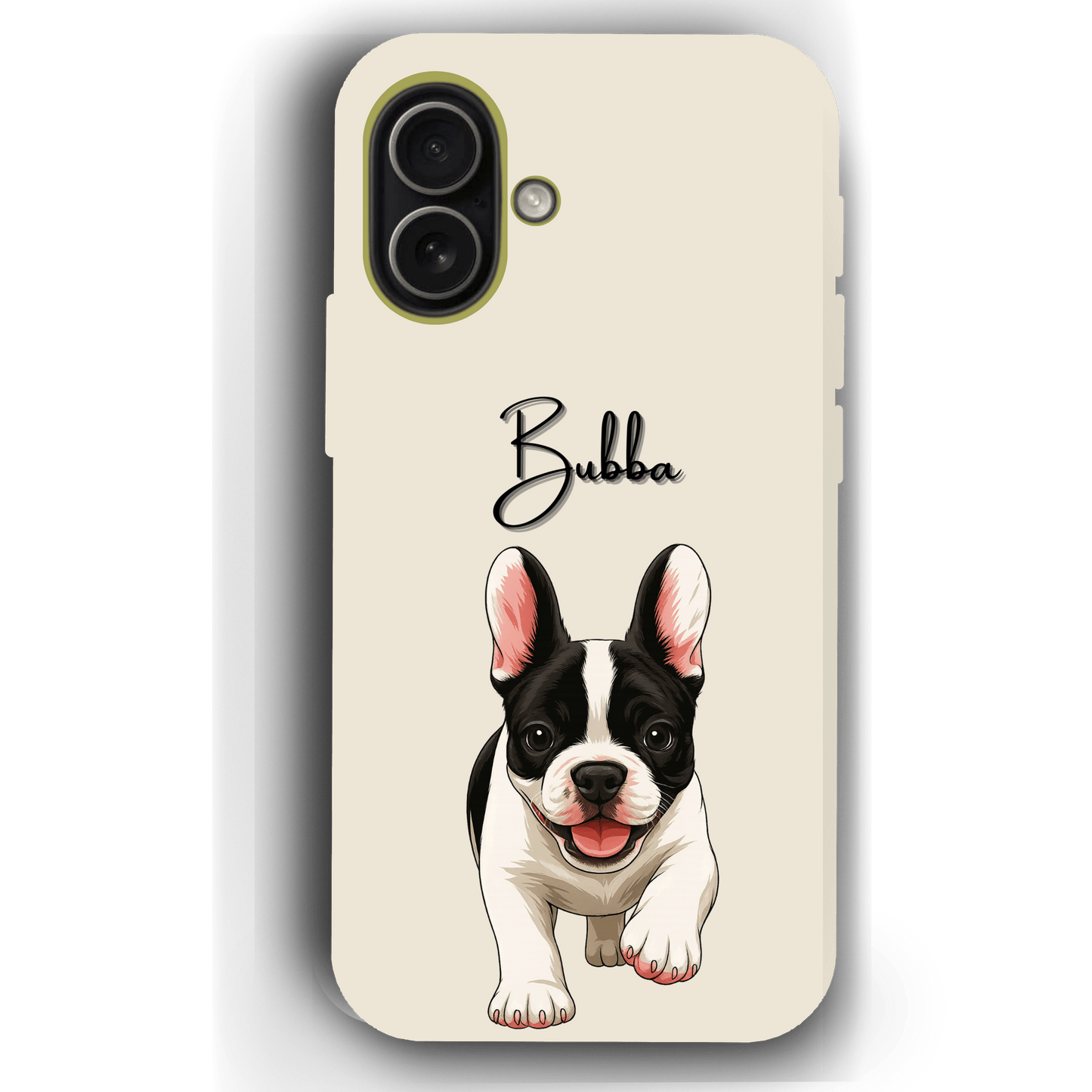 Custom Pet Phone Case for iPhone 17 by YingMart – Personalized Photo Cover with Pet Image & Name, Protective Case for Pet Lovers