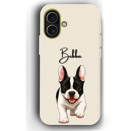 Custom Pet Phone Case for iPhone 17 by YingMart – Personalized Photo Cover with Pet Image & Name, Protective Case for Pet Lovers