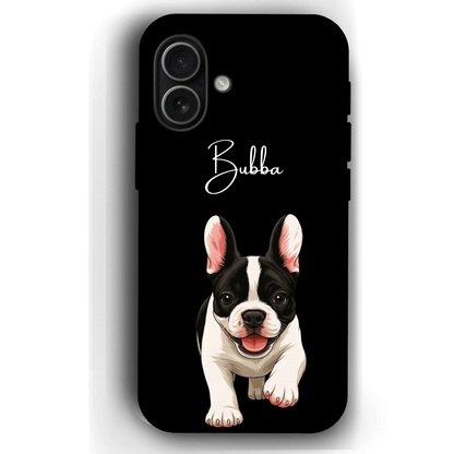 Custom Pet Phone Case for iPhone 17 by YingMart – Personalized Photo Cover with Pet Image & Name, Protective Case for Pet Lovers