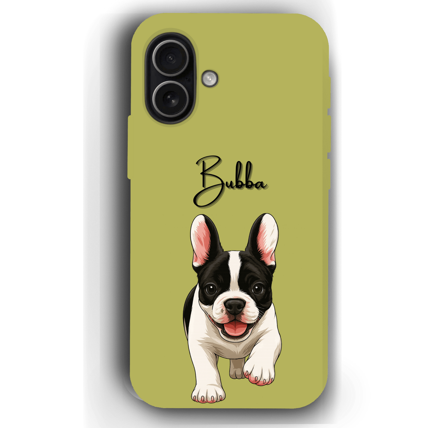 Custom Pet Phone Case for iPhone 17 by YingMart – Personalized Photo Cover with Pet Image & Name, Protective Case for Pet Lovers