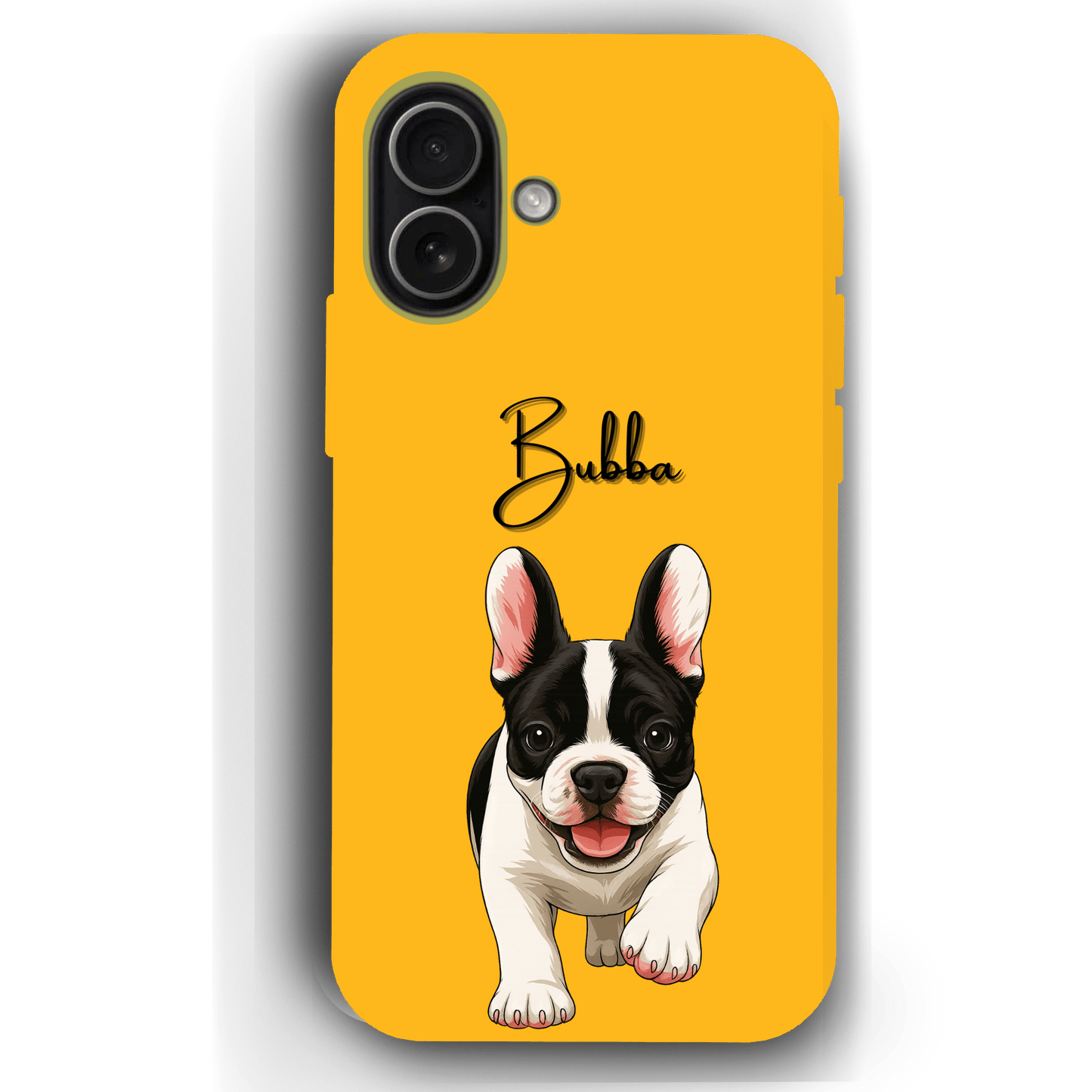 Custom Pet Phone Case for iPhone 17 by YingMart – Personalized Photo Cover with Pet Image & Name, Protective Case for Pet Lovers