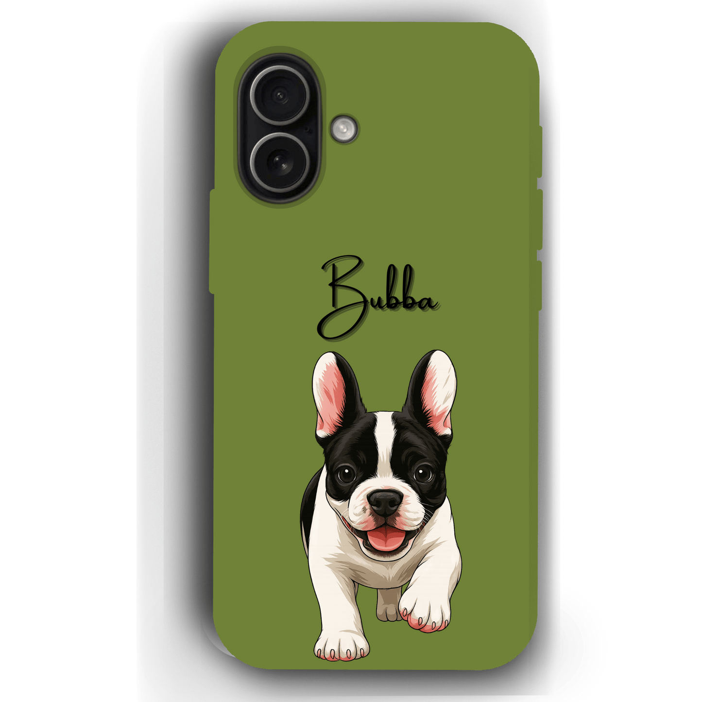 Custom Pet Phone Case for iPhone 17 by YingMart – Personalized Photo Cover with Pet Image & Name, Protective Case for Pet Lovers