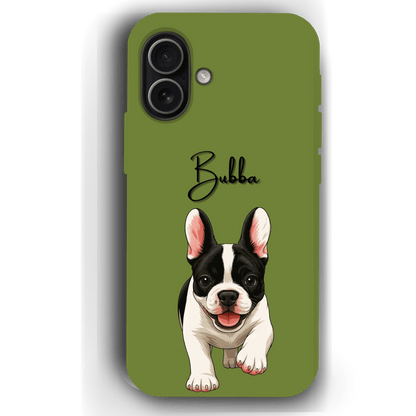Custom Pet Phone Case for iPhone 17 by YingMart – Personalized Photo Cover with Pet Image & Name, Protective Case for Pet Lovers