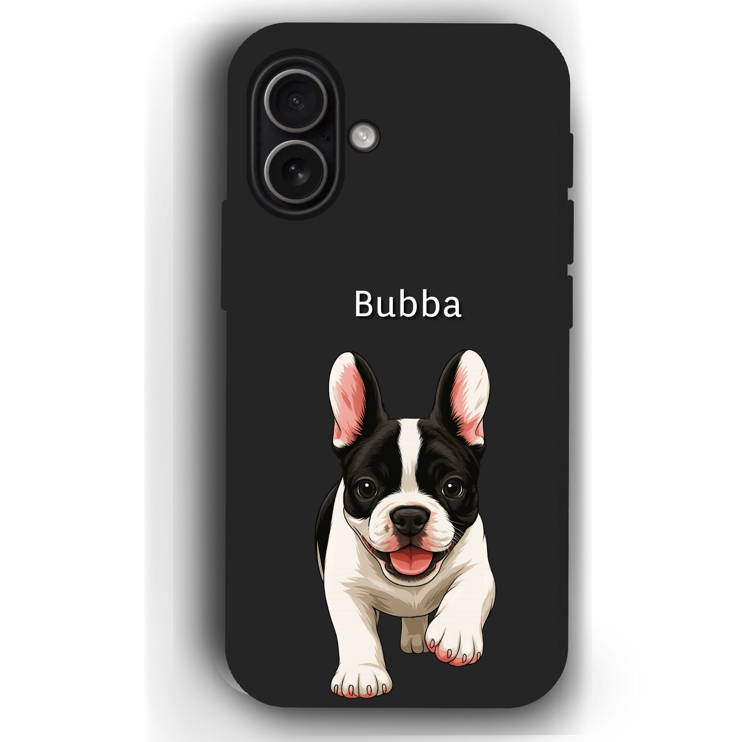Custom Pet Phone Case for iPhone 17 by YingMart – Personalized Photo Cover with Pet Image & Name, Protective Case for Pet Lovers