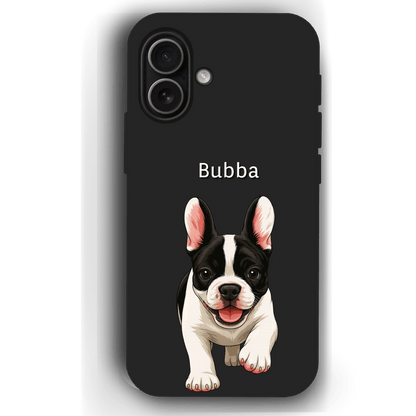 Custom Pet Phone Case for iPhone 17 by YingMart – Personalized Photo Cover with Pet Image & Name, Protective Case for Pet Lovers