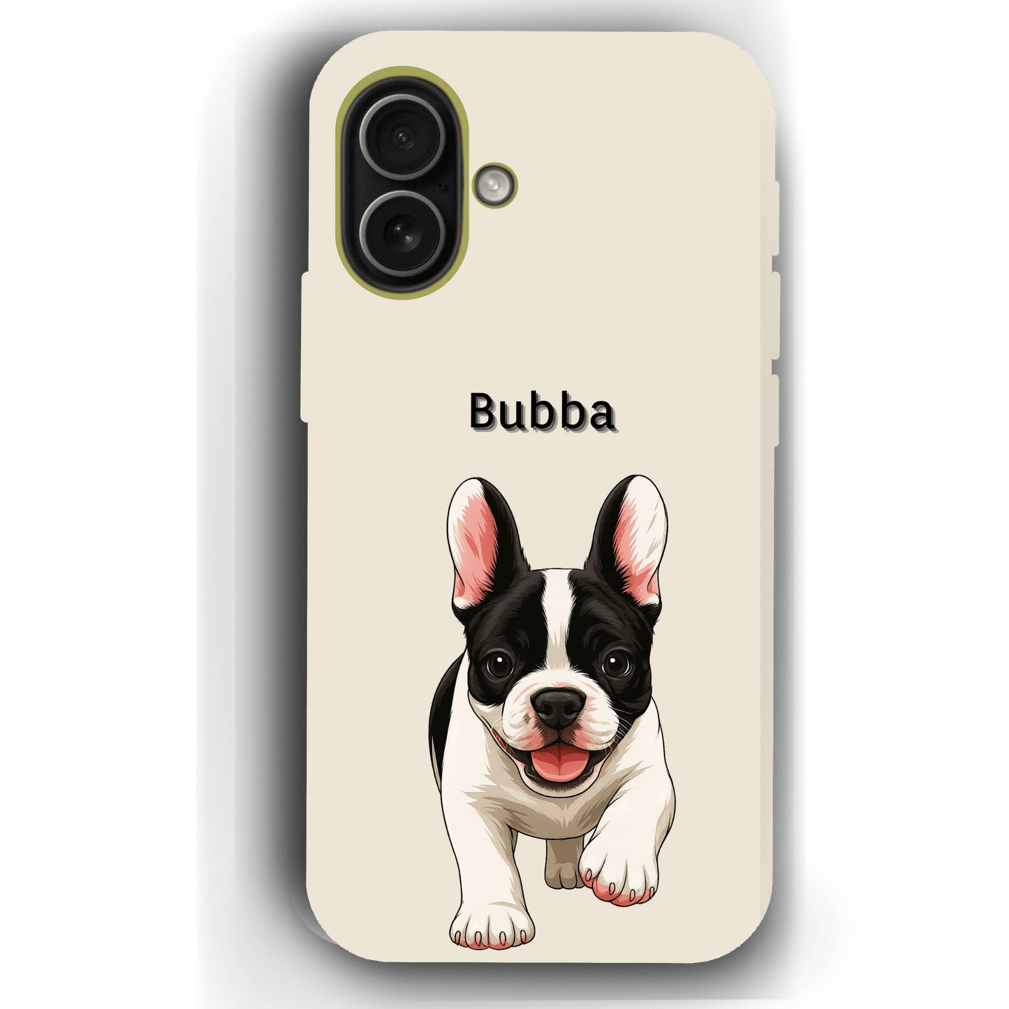 Custom Pet Phone Case for iPhone 17 by YingMart – Personalized Photo Cover with Pet Image & Name, Protective Case for Pet Lovers