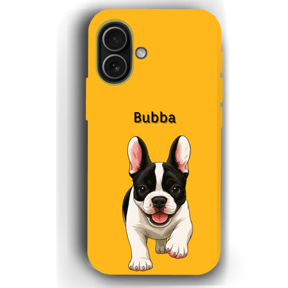 Custom Pet Phone Case for iPhone 17 by YingMart – Personalized Photo Cover with Pet Image & Name, Protective Case for Pet Lovers