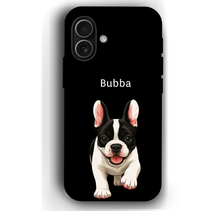 Custom Pet Phone Case for iPhone 17 by YingMart – Personalized Photo Cover with Pet Image & Name, Protective Case for Pet Lovers