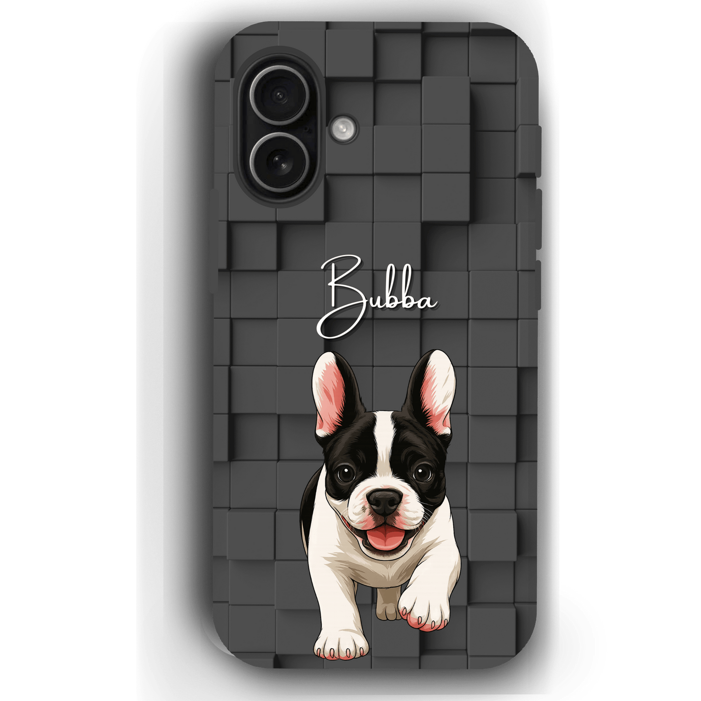 Custom Pet Phone Case for iPhone 17 by YingMart – Personalized Photo Cover with Pet Image & Name, Protective Case for Pet Lovers