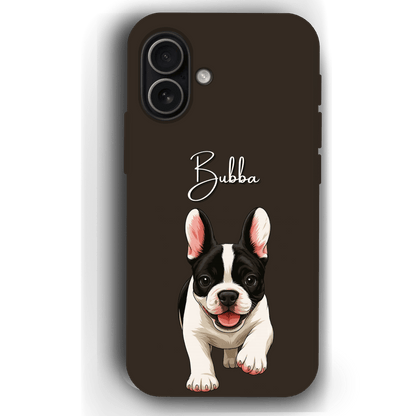 Custom Pet Phone Case for iPhone 17 by YingMart – Personalized Photo Cover with Pet Image & Name, Protective Case for Pet Lovers