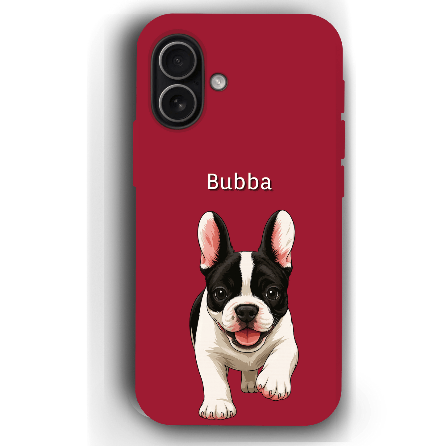 Custom Pet Phone Case for iPhone 17 by YingMart – Personalized Photo Cover with Pet Image & Name, Protective Case for Pet Lovers