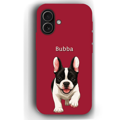 Custom Pet Phone Case for iPhone 17 by YingMart – Personalized Photo Cover with Pet Image & Name, Protective Case for Pet Lovers
