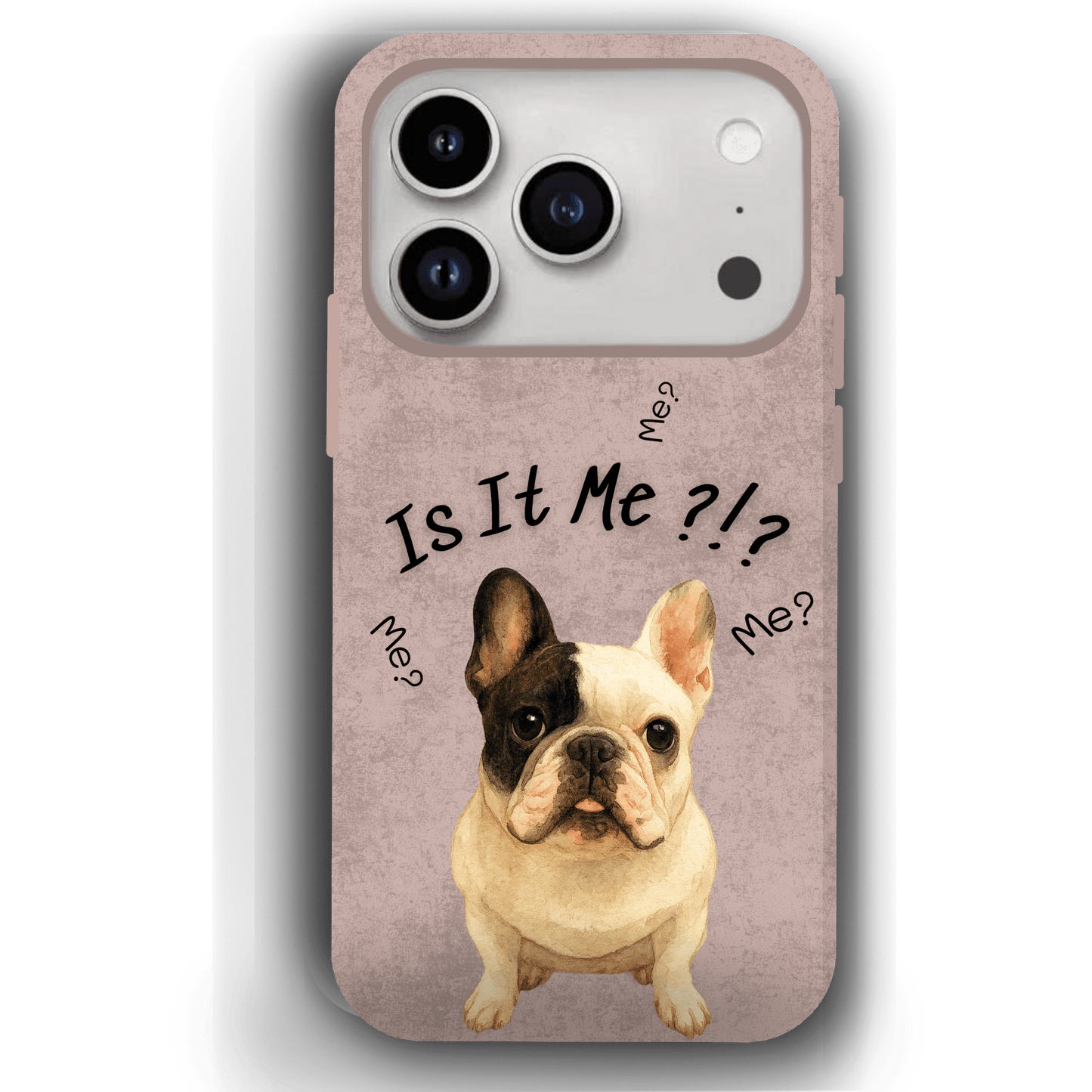 “Is It Me?” Design Custom Pet iPhone 17 Case by YingMart – Personalized Funny Portrait Design, Perfect Gift for Pet Lovers