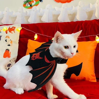 Halloween Pet Bat Wings Costume for Cats Dogs Funny Cosplay Outfit Holiday Decoration