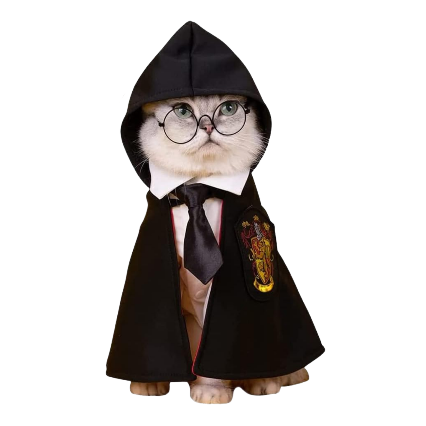 Embroidered Pet Cloak Cat Dog Costume Wizard Cape Halloween Outfit Cosplay Clothes