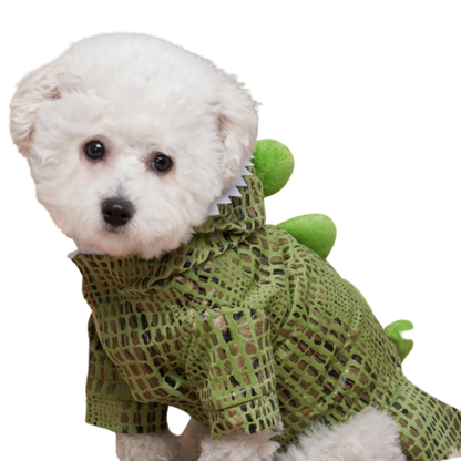 Pet Outfit Puppies Cats Dinosaur Crocodile Hoodie Halloween Dog Costume Small Medium Large Cosplay