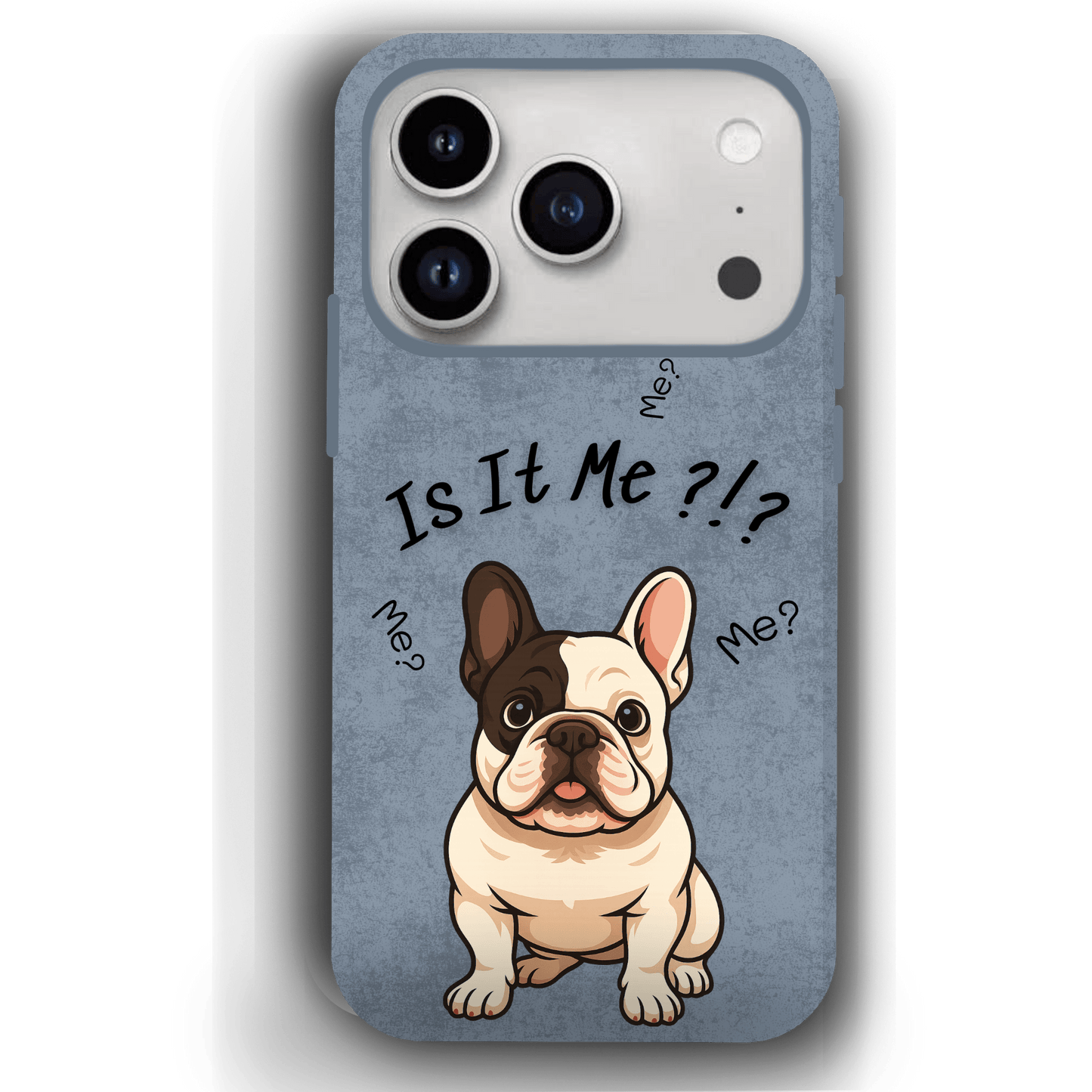 “Is It Me?” Design Custom Pet iPhone 17 Case by YingMart – Personalized Funny Portrait Design, Perfect Gift for Pet Lovers