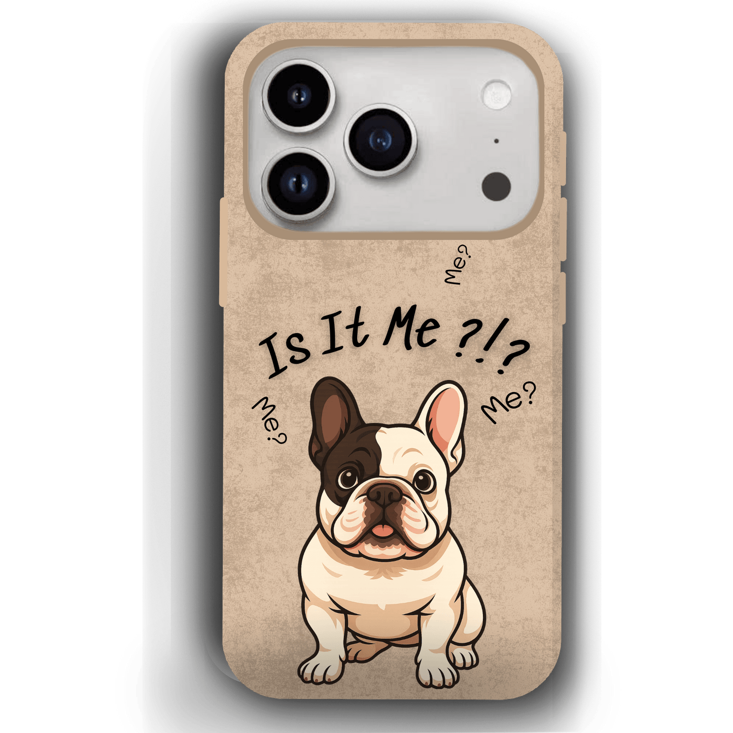 “Is It Me?” Design Custom Pet iPhone 17 Case by YingMart – Personalized Funny Portrait Design, Perfect Gift for Pet Lovers