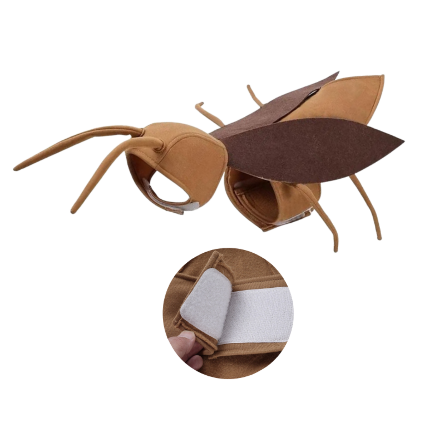 Funny Cockroach Pet Costume for Dogs Cats Halloween Outfit Cosplay Shirt Small Large