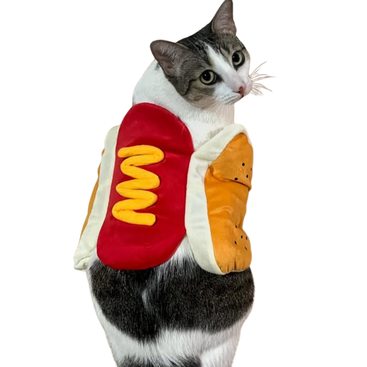Funny Pet Costume Warm Sausage Hotdog Outfit For Cat Dog Halloween Christmas Party Cosplay