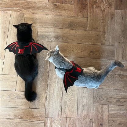 Halloween Pet Bat Wings Costume for Cats Dogs Funny Cosplay Outfit Holiday Decoration