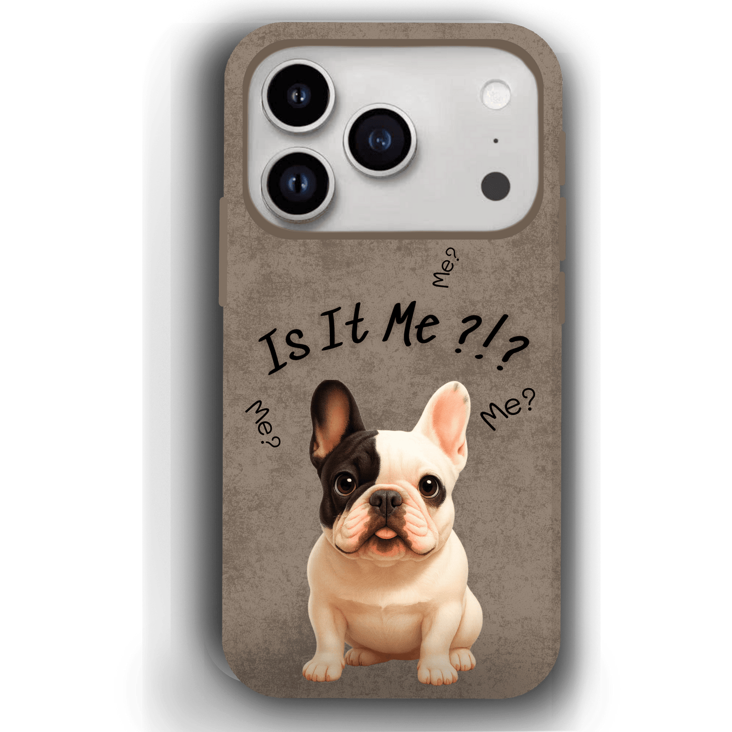 “Is It Me?” Design Custom Pet iPhone 17 Case by YingMart – Personalized Funny Portrait Design, Perfect Gift for Pet Lovers
