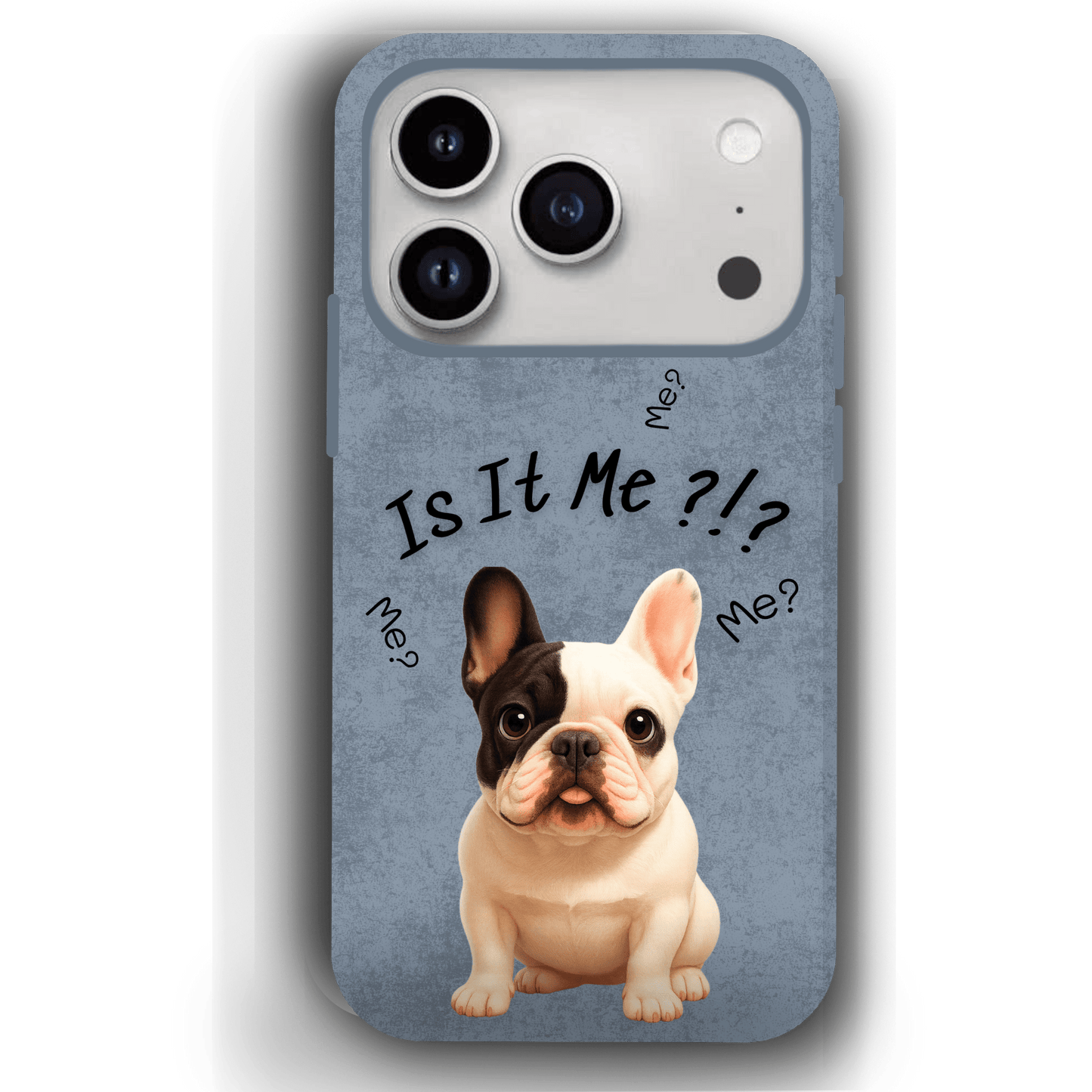 “Is It Me?” Design Custom Pet iPhone 17 Case by YingMart – Personalized Funny Portrait Design, Perfect Gift for Pet Lovers
