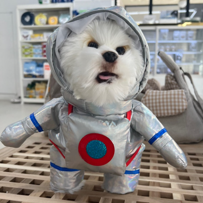 Pet Outfit Cats Dogs Astronaut Courier Standing Funny Halloween Cosplay Small Medium Large