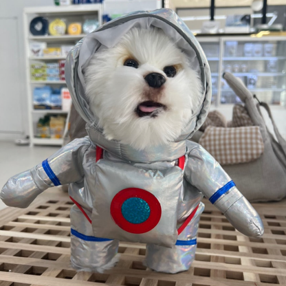 Pet Outfit Cats Dogs Astronaut Courier Standing Funny Halloween Cosplay Small Medium Large