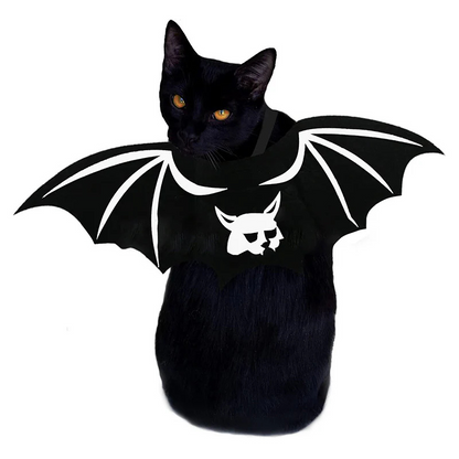 Halloween Pet Bat Wings Costume for Cats Dogs Funny Cosplay Outfit Holiday Decoration