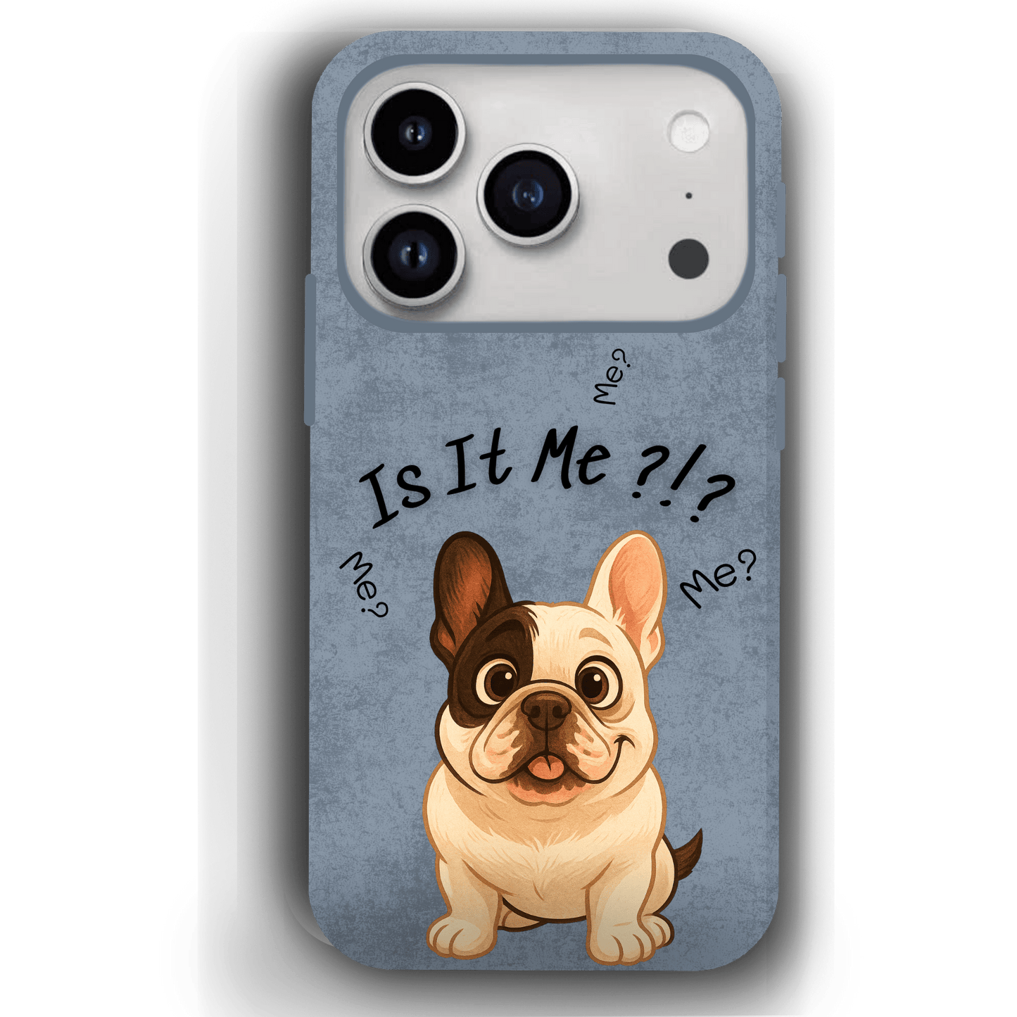 “Is It Me?” Design Custom Pet iPhone 17 Case by YingMart – Personalized Funny Portrait Design, Perfect Gift for Pet Lovers