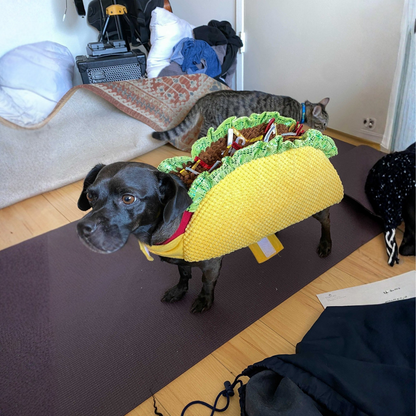 Hamburger Outfit For Cats & Dogs Funny Cute Scary Halloween Cosplay Pet Costume Hat Shirt Suit