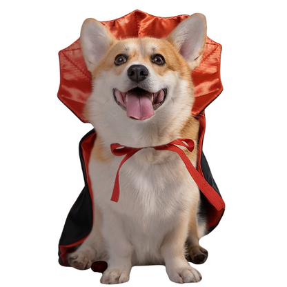 Funny Bat Vampire Cape Pet Costume for Cats Dogs Halloween Cloak Cosplay Outfit