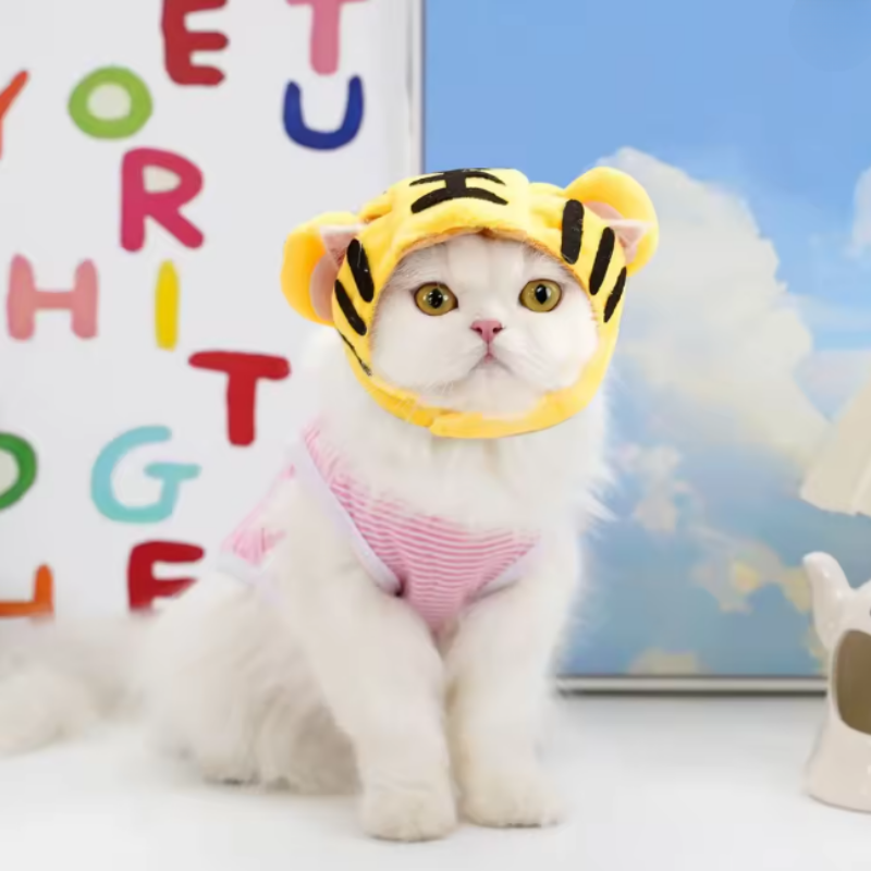 Cotton Cap Dogs Cat Hat Decorative Party Cosplay Halloween Costume Small Medium Large Outfit