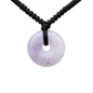 Love & Luck – Natural Heart/Donut Jade Pendant Necklace for Women – Lucky Jade Jewelry Gift for Her, Genuine Green/Purple/White Stone, Minimalist Spiritual Necklace, Real Jade Necklace for Balance, Energy & Style by YingMart