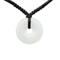 Love & Luck – Natural Heart/Donut Jade Pendant Necklace for Women – Lucky Jade Jewelry Gift for Her, Genuine Green/Purple/White Stone, Minimalist Spiritual Necklace, Real Jade Necklace for Balance, Energy & Style by YingMart